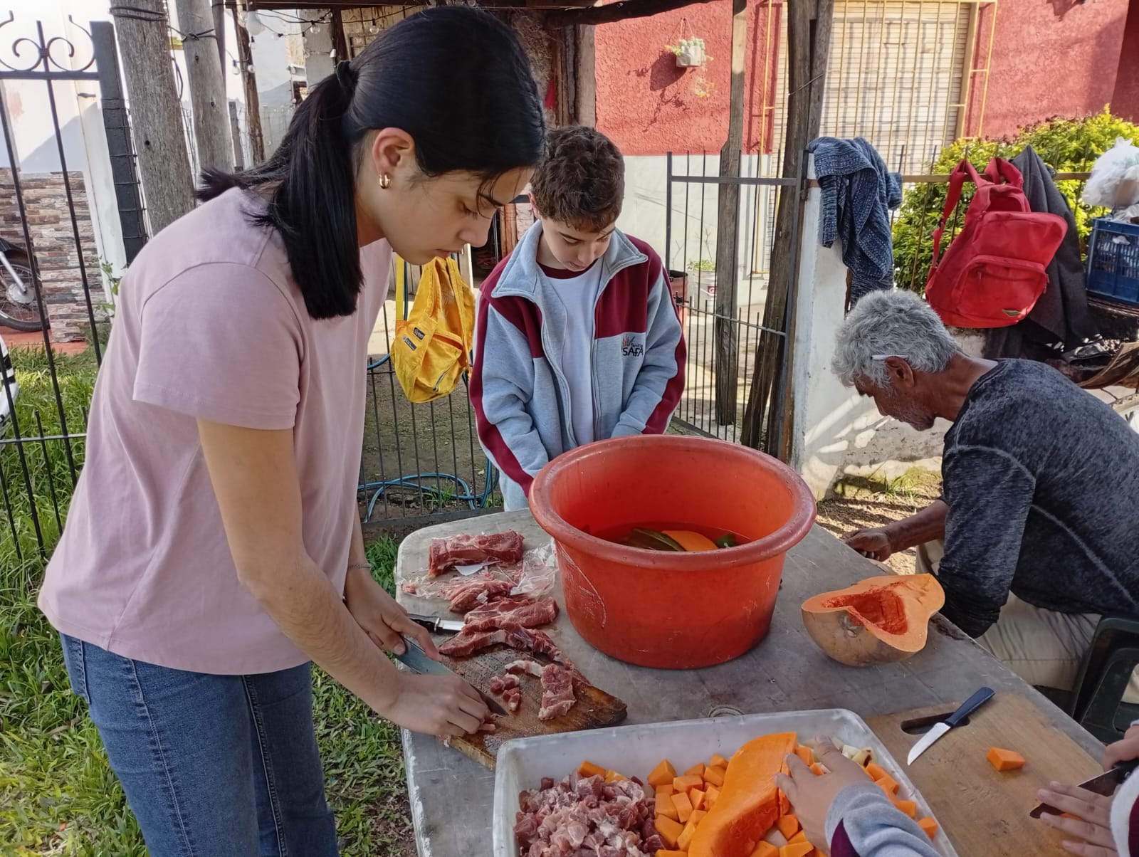 Olla en Barrio Ceibal